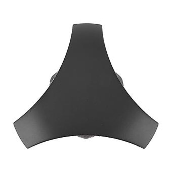 LED Væglampe 3W 3LED Tresidet Lysende Design Vandtæt Sort Væglampe til Have Gang 85‑265V