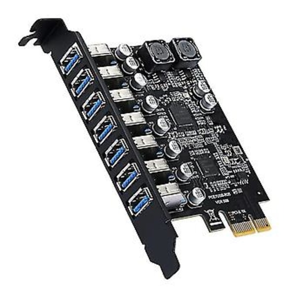 Usb3.2 Etu Gen1 Pci Express -sovitinkortti 7 Porttia Usb 3.0 Hub