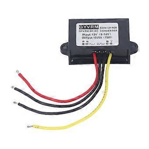 DC till DC Boost Modul IP67 Vattentät Step Up Converter Modul 914V Ingång 15V Utgång