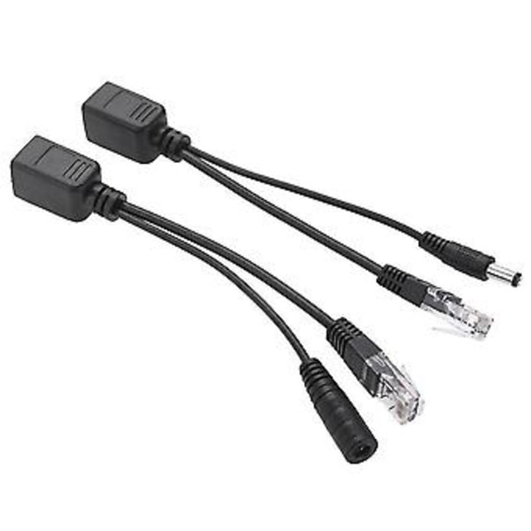 Poe Nettverk Strømforsyning Adapter Kabel Poe Splitter Poe Kombiner Strømforsyningskabel Poe Strømforsyning