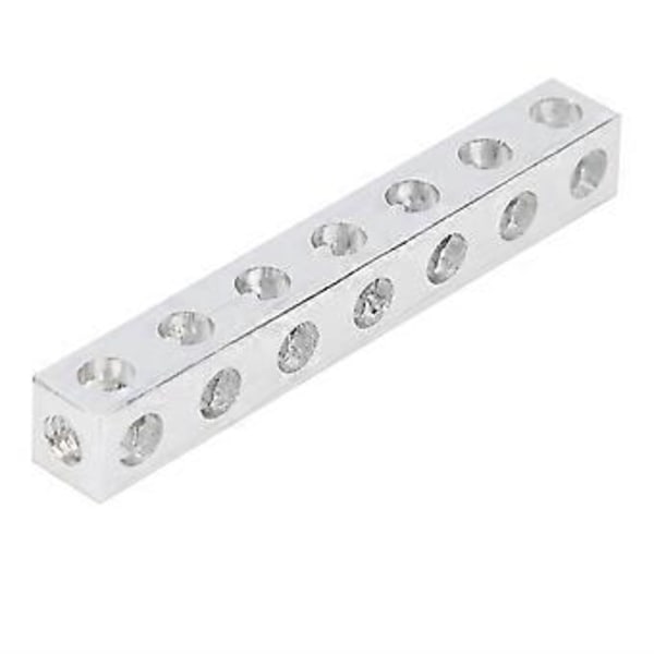 2 stk. 7 Huller Firkantet Bjælke 310600070056 Robotstruktur Del Tilbehør 8 x 8 x 56mm