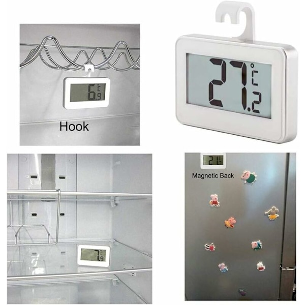 Termometer hygrometer för inomhusbruk - 5 års garanti - Hög noggrannhet - Digital temperatur- och fuktighetsindikator HIASDFLS