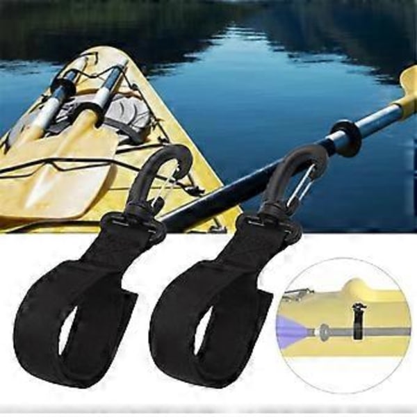 Paddle Opbevaringsclips Paddle Holder Kajak Båd Fiskestang Holder Clip, Oppustelig Båd Paddle Åre Rem Webbing