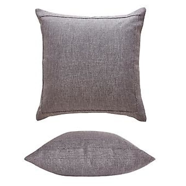45 x 45cm Putetrekk Sofa Komfortabelt Putetrekk Hjemmekontor Dekor Svart Grå