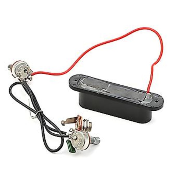 Yksikelainen esijohdotettu kitaran mikrofoni Humbucker-mikrofoneilla ja nupeilla