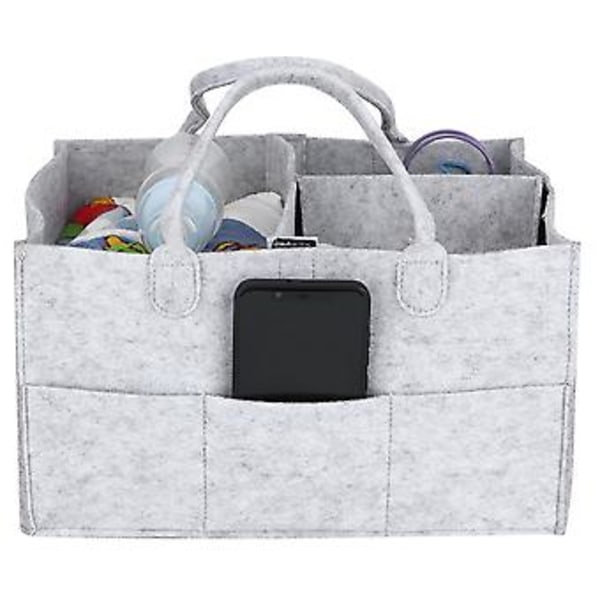 Multifunksjonell Bærbar Multilomme Bleie Leketøy Oppbevaringsveske Holder Organizer