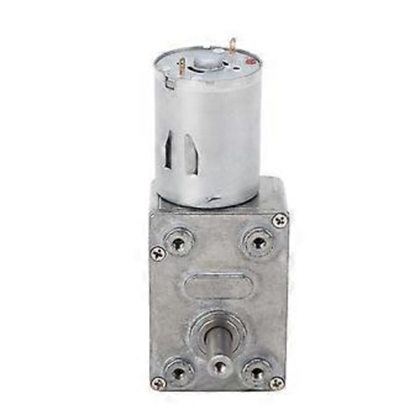 DC-vaihteistomoottori, kaksoisakseli, säädettävä pyörimissuunta, neliömäinen turbiini, kierukkavaihde, nopeudenalennusmoottori DC24V 40RPM
