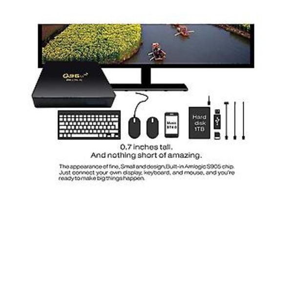 Q96 L1 Tv Box 4k Verkko Tv Digiboksi Wifi Verkko Digiboksi Core 1gb+8gb Android Mediasoitin