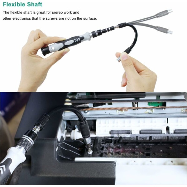115 i 1 mini skruvmejsel set precision kit verktyg liten låda torx skruvmejsel dator demontering bärbar dator pc för macbook, iphone, reparation, gla