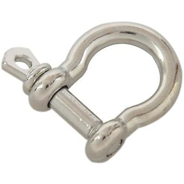 10 st O-formade rostfria ankarschakel utomhus rep paracord armband spänne