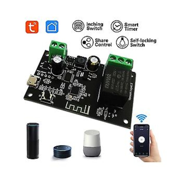 Tuya Wifi S Relemoduuli 1 Chl App Etäohjain Kotiin