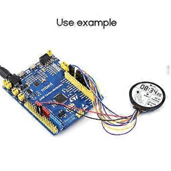 1.28-tommers Rund LCD IPS Modul 240x240 Oppløsning 65K RGB Farger SPI Grensesnitt