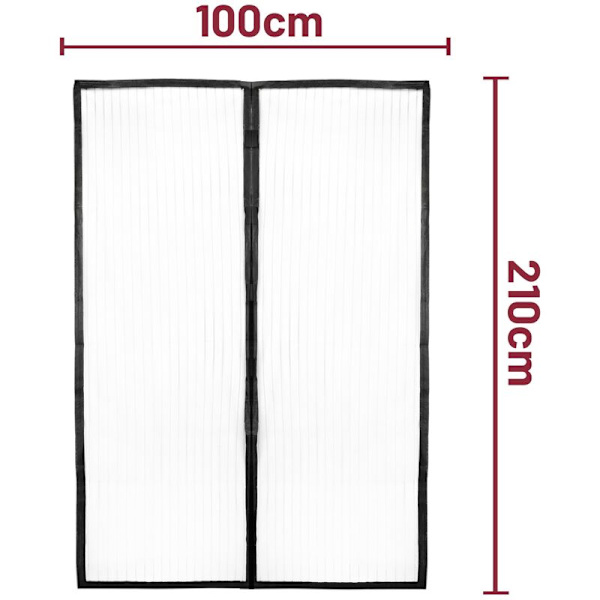 Magnetisk myggenet til dør 74 x 215 cm
