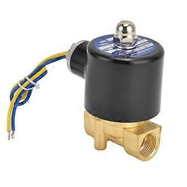 2W04010 G3/8 tum Solenoidventil Mässing Membran Normalt Stängd Elektrisk Solenoidventil för Vatten Luft Olja DC24V