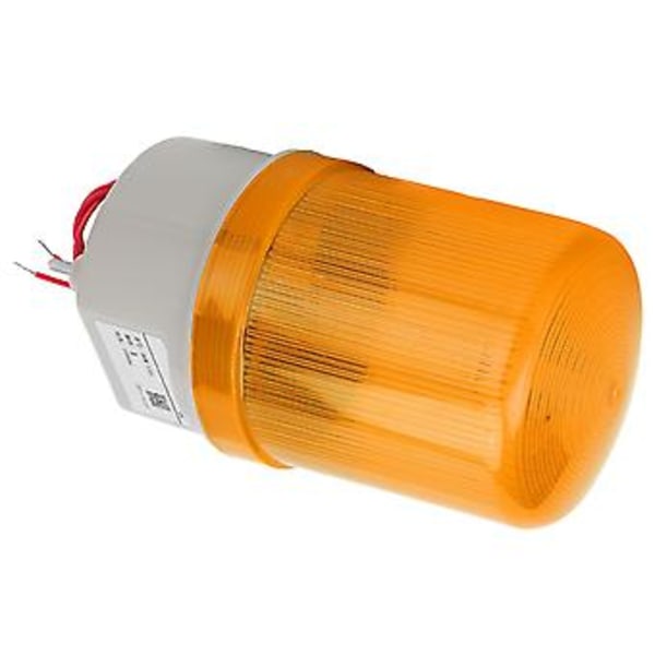 BERM Varningslampa LED Blinkande Alarm Utrustning Lampa Nödljus 220VAC BEM‑1101 Gul