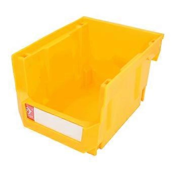 Autotallin säilytyslaatikko 377x213x178mm Paksuuntunut vino suu Pysty- ja takakiinnitys 2 in 1 Seinään asennettava säilytyslaatikko Keltainen