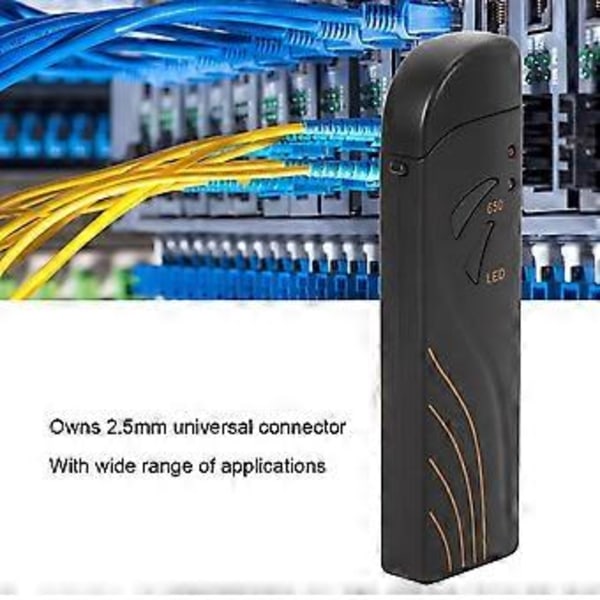 Optisk Fiber Testpenna Uppladdningsbar Röd Ljuskälla Kontrollpenna Visuell Fel Lokaliserare 15MW