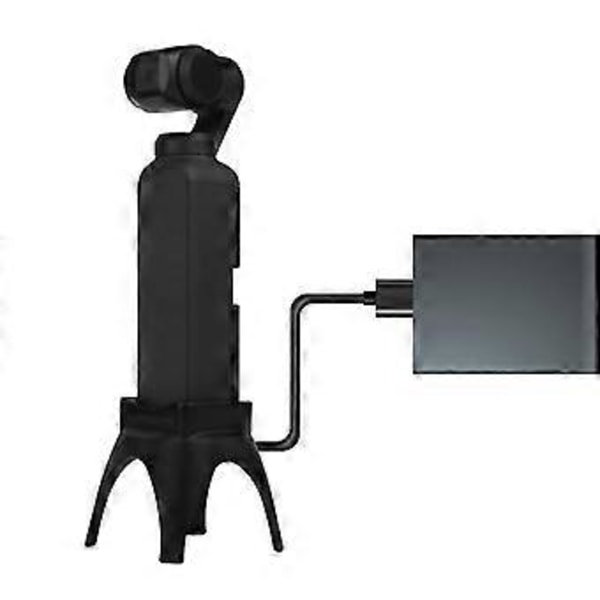 Bordstativ med opladningshul, forhøjet base til DJI Osmo Pocket håndholdt stabilisator tilbehør