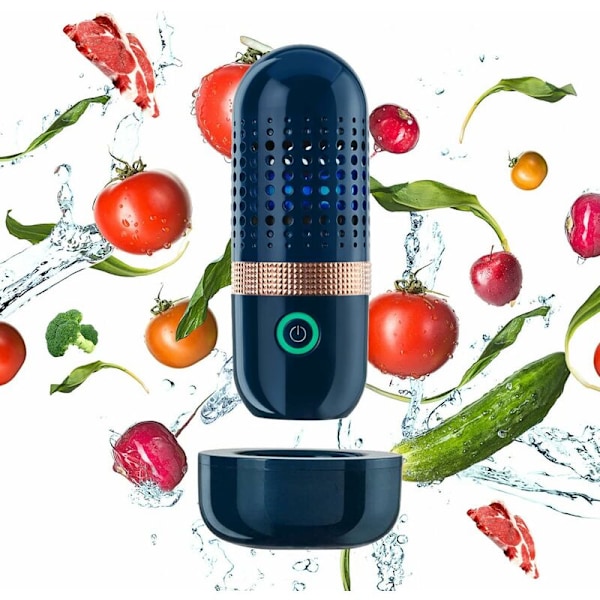 Fruit and Vegetable Cleaner, Cordless Portable Food Cleaner, Fruit Washing Machine with OH-Ion Cleaning Technology for Cleaning Fruits, Vegetables,