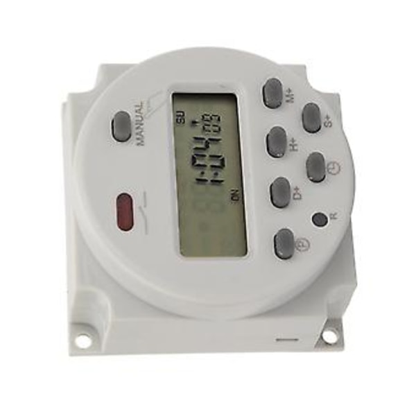 Pieni Tyyppi 7 Päivän Ohjelmoitava Digitaalinen Ajastinkytkin 1S~168h 5VA (220V AC)