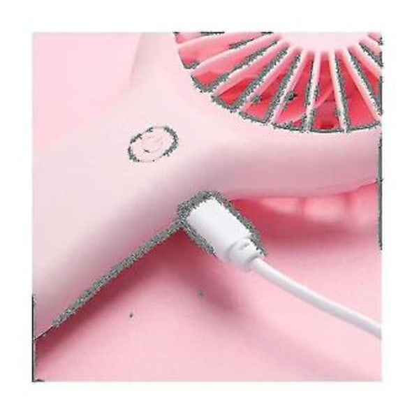 Kädessä pidettävä mini tuuletin, kannettava USB-lataus, kätevä pieni tuuletin, katapultti tasku käsituuletin jalustalla O