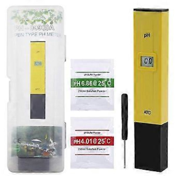 Bärbar PH-testare Digital Acidometer PH-detektionspenna Akvarium Pool Fisktank Ph-mätare Vattenkvalitetstestverktyg