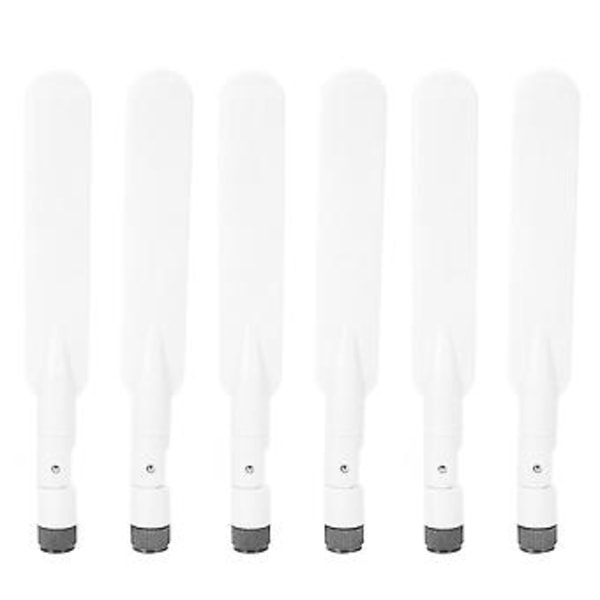 6st WiFi Antenn 2.4G/5G Dual Band 5DBI 700‑2700Mhz RP‑SMA Trådlös Nätverksrouter