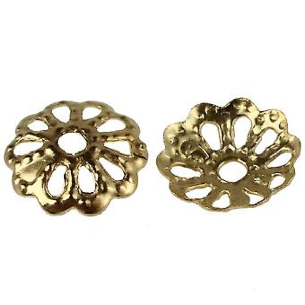 500st 6mm Blomsterpärlhattar För Smyckestillverkning