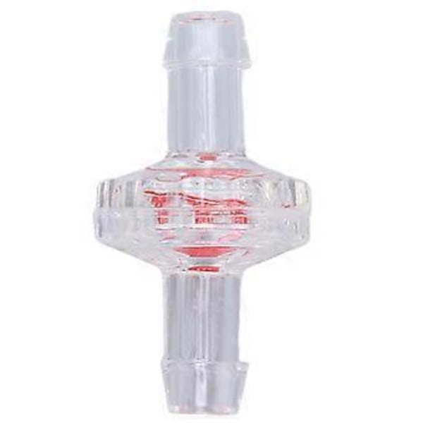 10 stk. Tilbakeslagsventil 1-veis PP Plastslange Vannstopp Membran Barb for Luftinntak 7mm Transparent