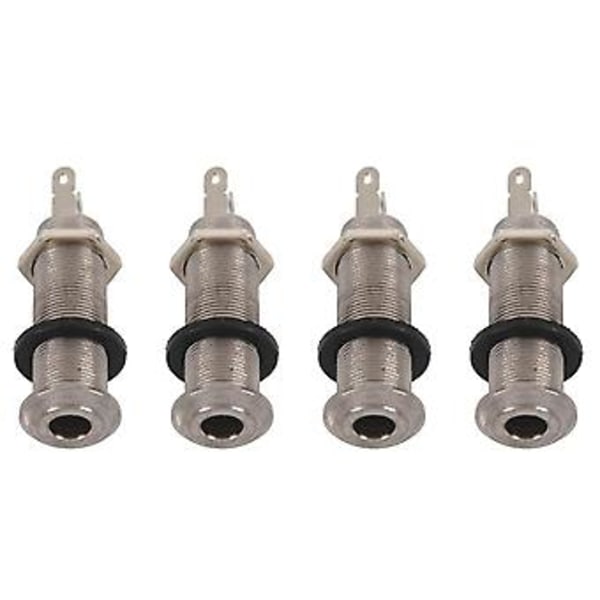 Krom Gevind Cylinder Output Input Jack Stik Bøsninger 1/4 Tomme Til