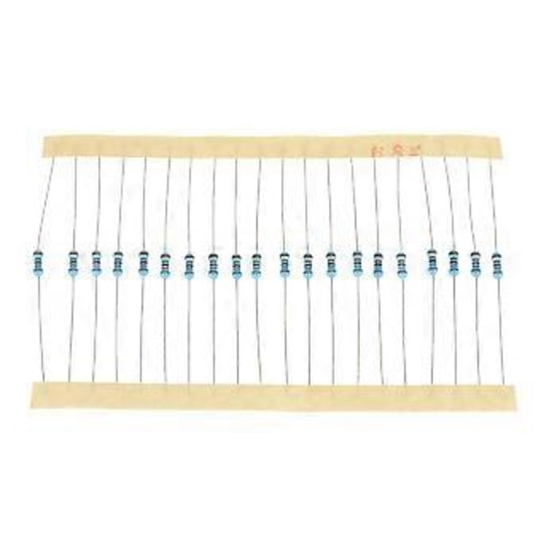 1460st 1/4W Metallfilm Resistor Set Sortimentslåda 1ohm-1Mohm 73 Värden 1% Tolerans