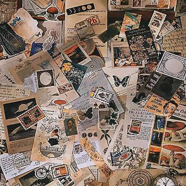 400 st Scrap Journaling Vinta Scrap Washi Stickers För Konst Cra
