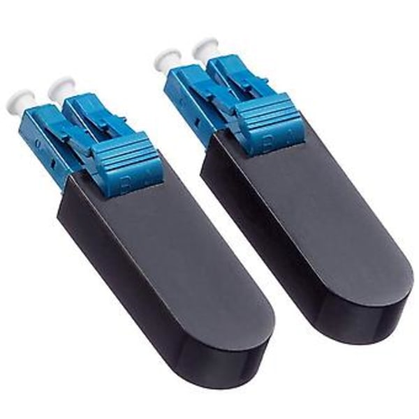 2-pakning Single Mode Lc/upc Fiber Optisk Loopback Adapter Kabel, Singlemode 9/125 Testplugg For Testing