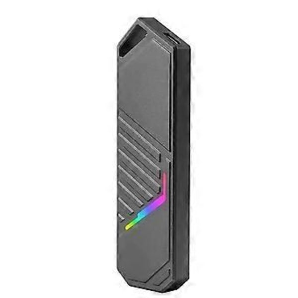 Dual Protocol M2 SSD-kabinett NVMe USB 3.1 Type C Gen2 10Gbps Hölje Aluminiumlegering M.2 NVMe Hårddiskbox 2230 2242