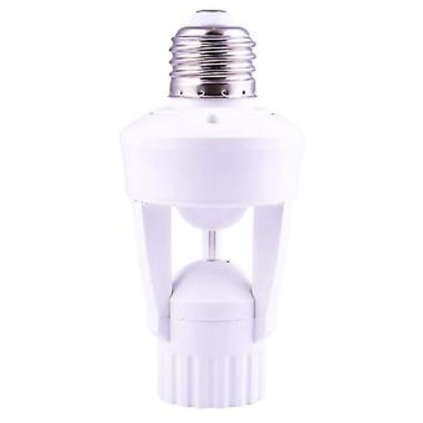 E27 Led 220v Ruuvikantainen Led-lamppu Pir Infrapuna Liiketunnistinlampulla ja Kytkinpistorasialla Identif
