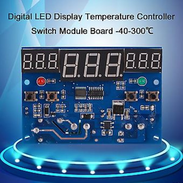 Digital LED Display Termostat Temperaturkontroller Switch Modul Kort -40-300℃ (220V10A)