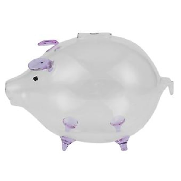 Gris Spargris Mina Lådor Sparbössa Söt Transparent Glas För Ldr