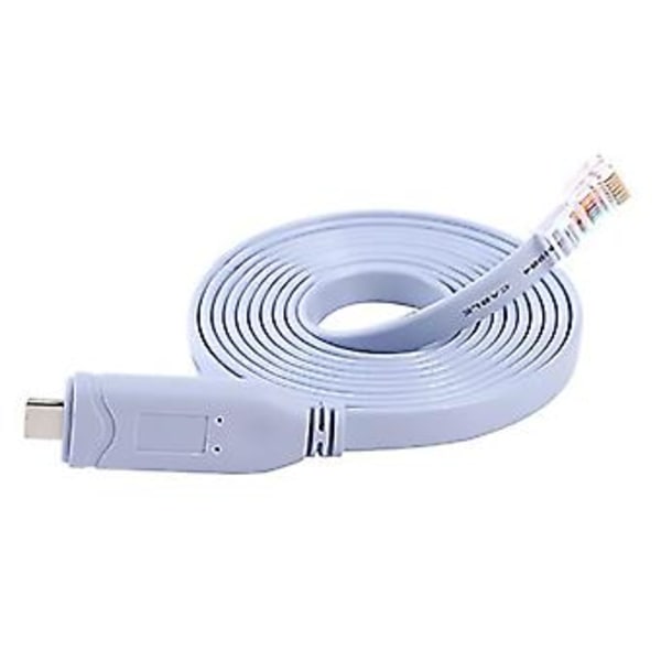Usb til Type C Konsol Konfigurationskabel Type C til Rj45 Seriel Router Fejlfindingskabel