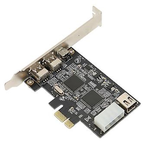 Firewire Adapter, Firewire Adapterkort PCIEx1 Computertilbehør Riserkort Robust og Slidstærk