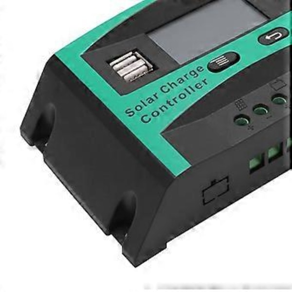 Aurinkolataussäädin 12V/24V Automaattinen PWM Kaksois-USB-portti aurinkosähköiselle katuvalolle 20A