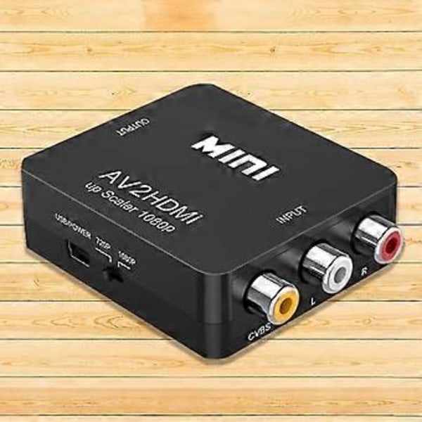 Rca Til Av Til Konverter 1080p Mini Rca Cvbs Video Audio Konverter Adapter Pal/ntsc For Tv/pc/ Ps3/ S