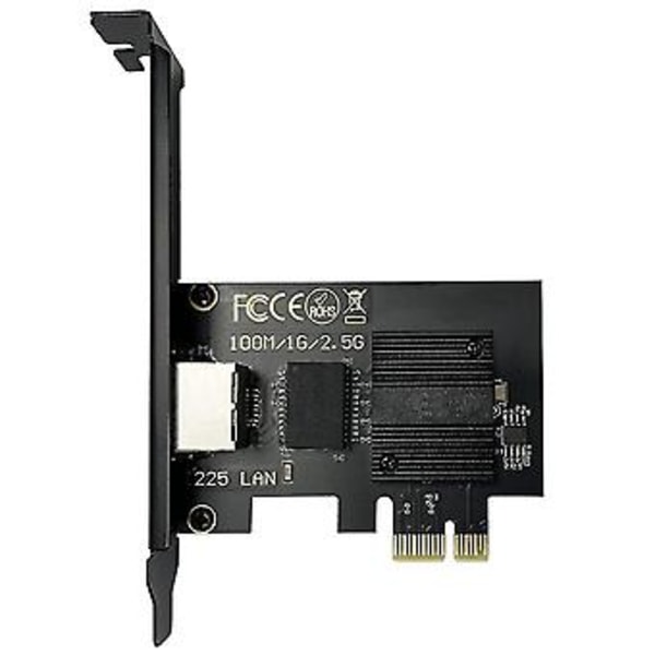 2.5g Single Port Gigabit Netværkskort 2500m I225 Pci-e Kablet Netværkskort Desktop Spil Gaming Netværkskort