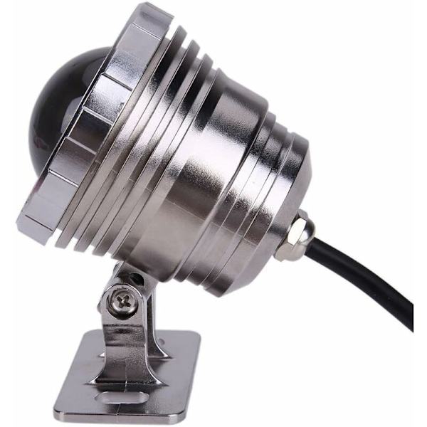 10W Swimming Pool Light med fjernbetjening 4 RGBW-tilstande IP68 85-265V LED-spot Aquarium Underwater-lampe Nedsænkelig belysningsprojektor Udendørs