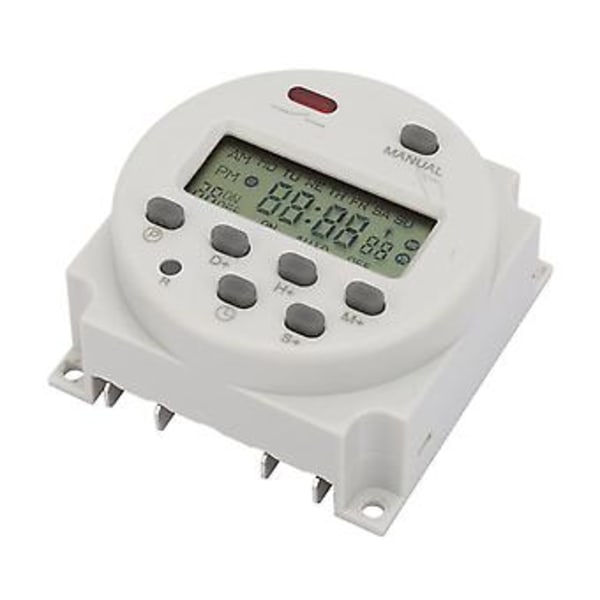 Lille Type 7 Dages Programmerbar Digital Timer Switch 1S~168h 5VA(110V AC)
