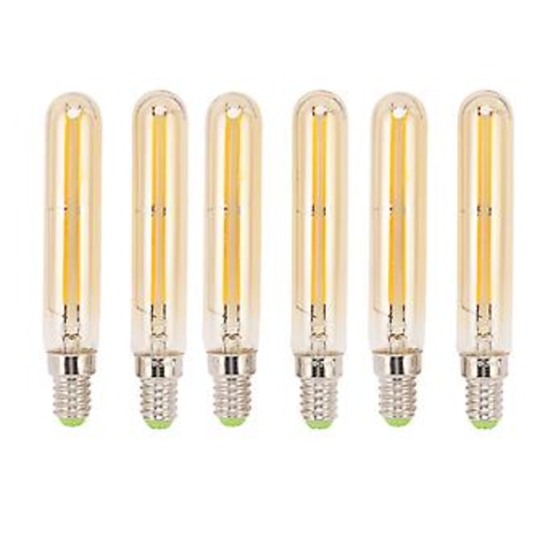 2 st LED-rörlampa 4W E14 2300K Rörformad Lampa Glödlampor T20x120 220‑240V för Belysning