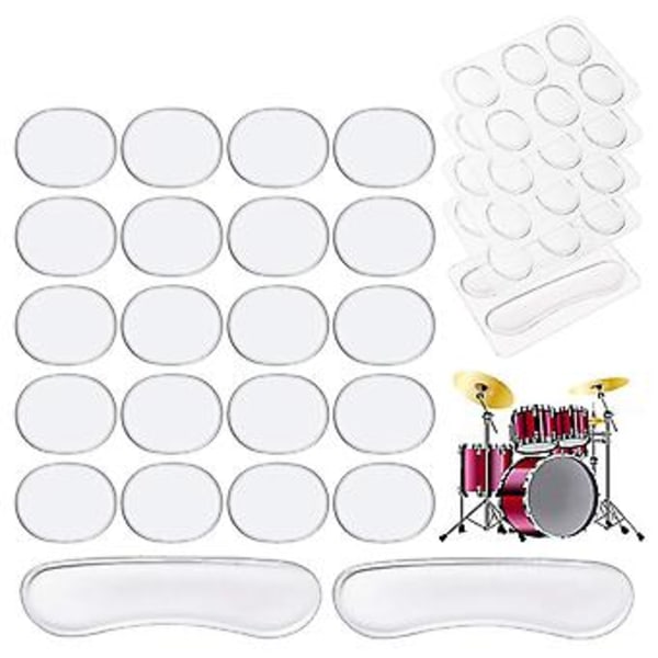 56 st Trumdämpare L Pads Silikon Trum S