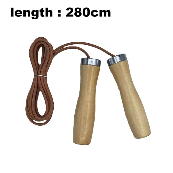 Leather Jump Rope With Ball Bearings