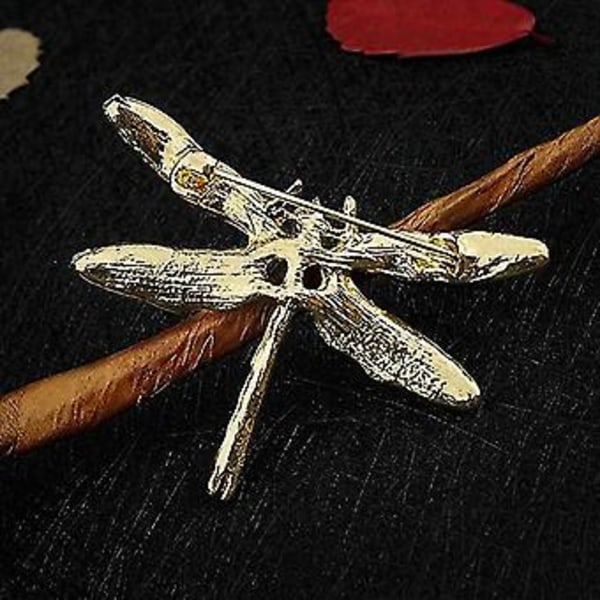Dragonfly Brooch Pin Akryl Fluga Insekt Broschnål För Kvinnor Kläder Korsage