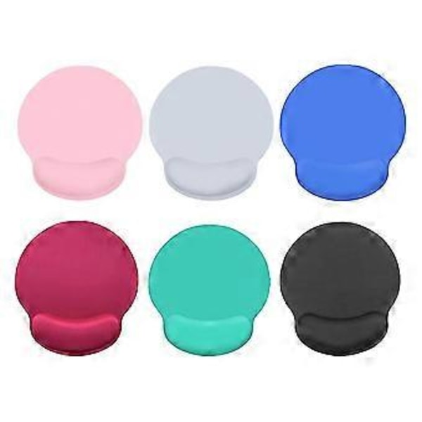 Sklisikker kontor-gaming musematte med håndleddsstøtte i memory foam, jevn bevegelse, nøyaktig posisjonering for PC bærbar, grønn grønn
