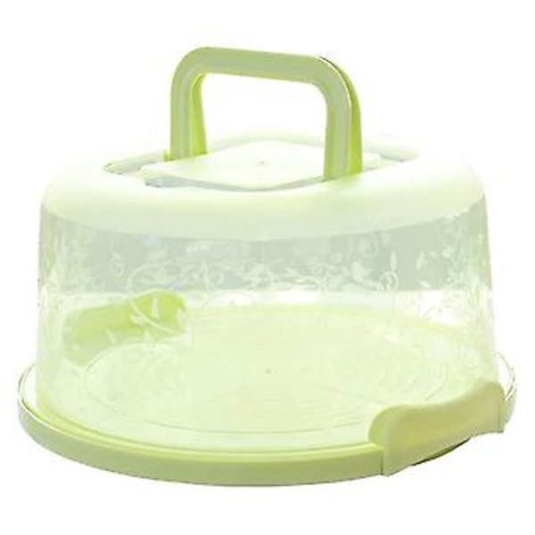Bärbar Muffinshållare Matkonserveringslåda med Handtag Transparent Tårtbox